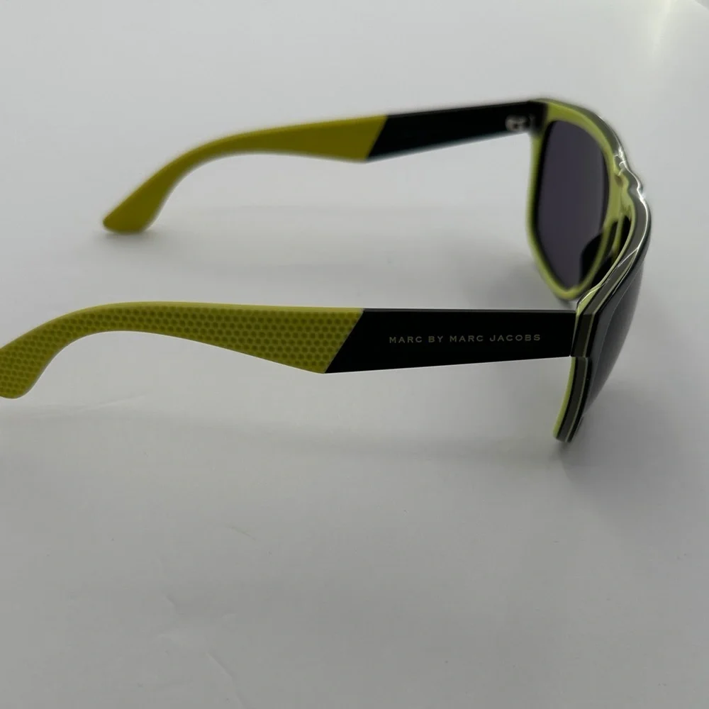 Marc by Marc Jacobs MMJ 417/S Black & Yellow Sunglasses | Unisex | Case Included